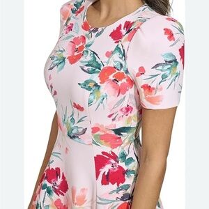 Calvin Klein Floral Pink Dress